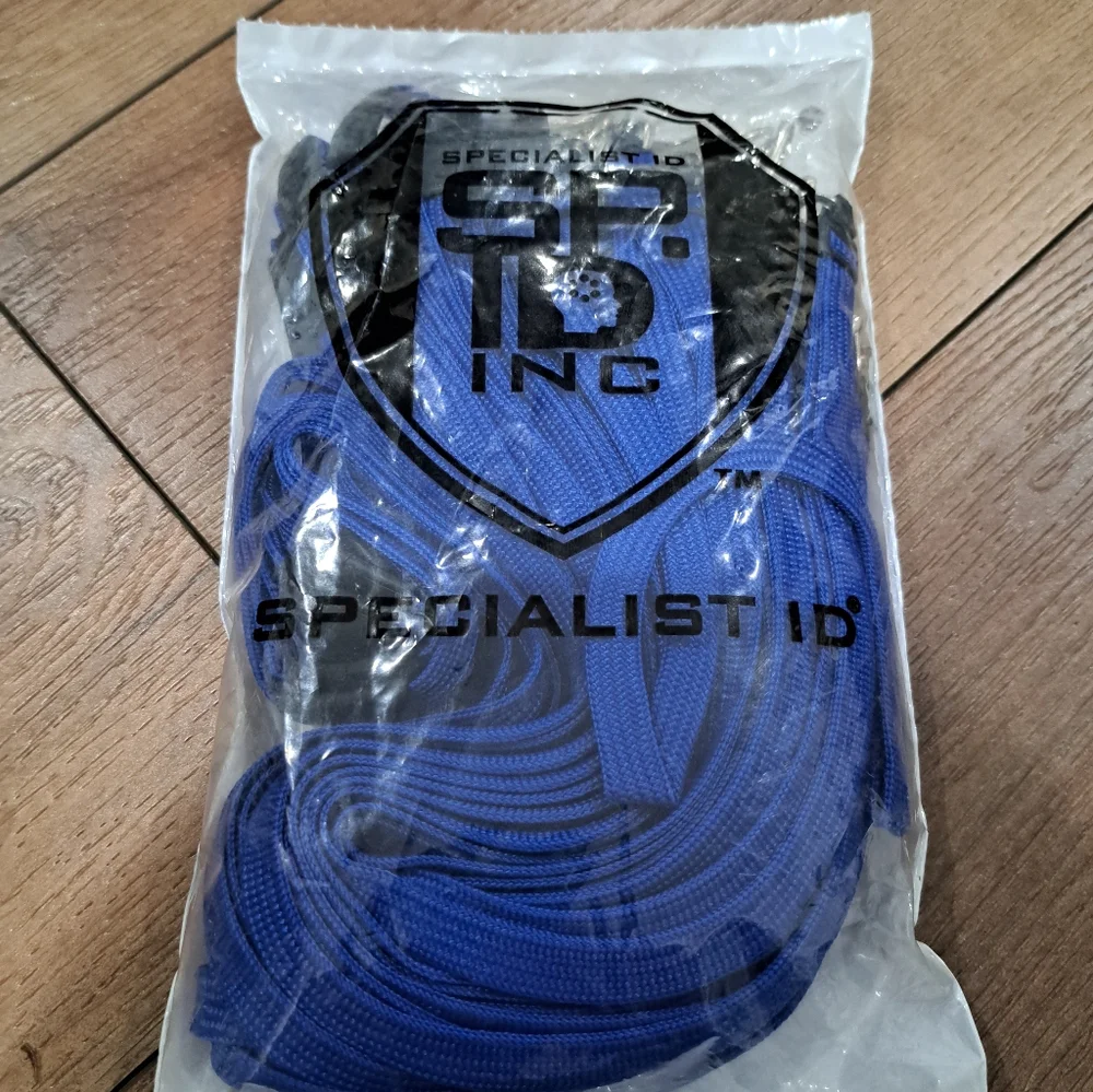 Specialist ID SPID Inc. Royal Blue Breakaway Lanyards 25 Pack ID Badge Holders